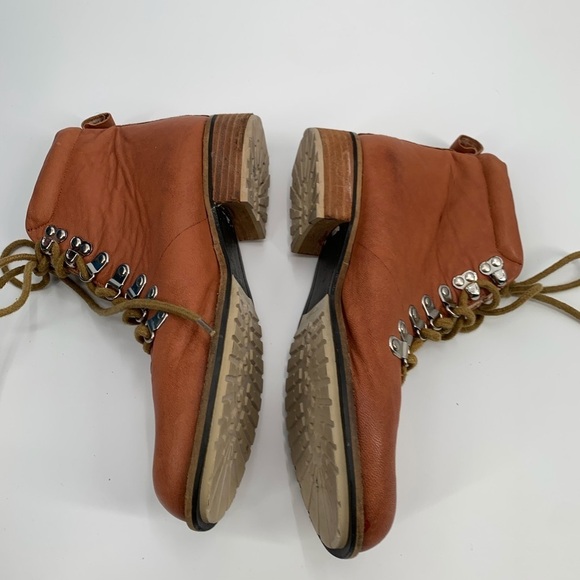 MATT BERNSON Ankle Boots Lug Sole Lace Up Alpine Military Booties Hiking Logging - Picture 4 of 8